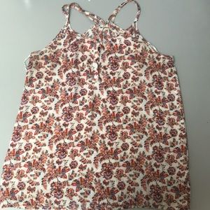 Different colored designed tank top